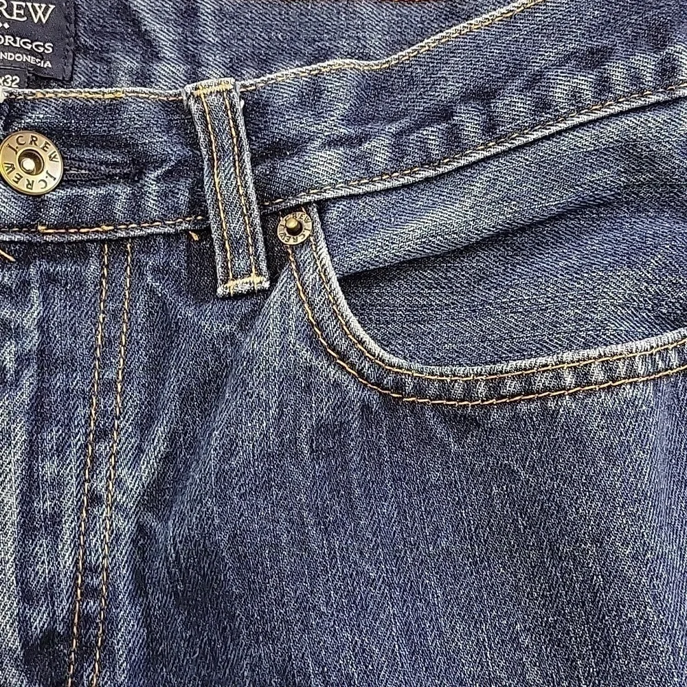 J. Crew Factory Mens The Driggs Med Wash Straight Leg Jeans‎ Size 30x32